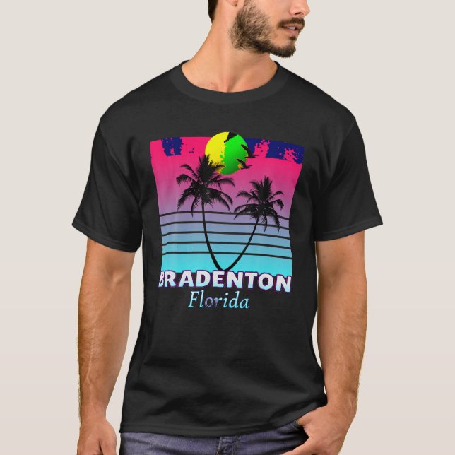 Bradenton Florida Retro Tshirt T Shirt (Front)