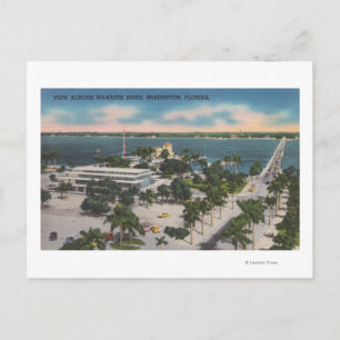 Bradenton, Florida - View Across Manatee River Postcard