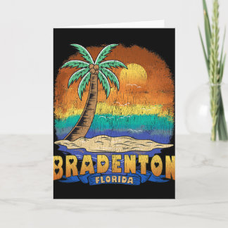 Bradenton Florida Vintage Distressed Souvenir  Card