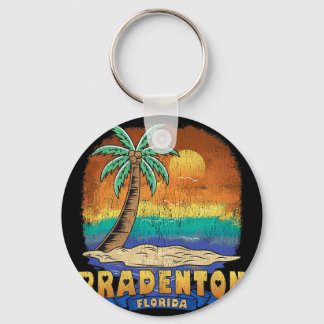 Bradenton Florida Vintage Distressed Souvenir  Key Ring