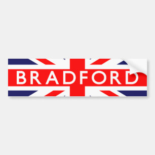 Bradford : British Flag Bumper Sticker