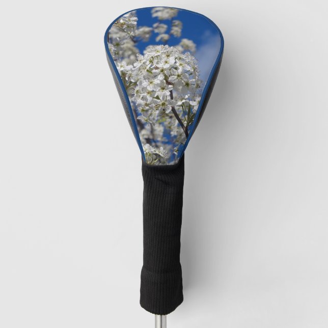 Bradford Pear Blooms Golf Head Cover (Front)