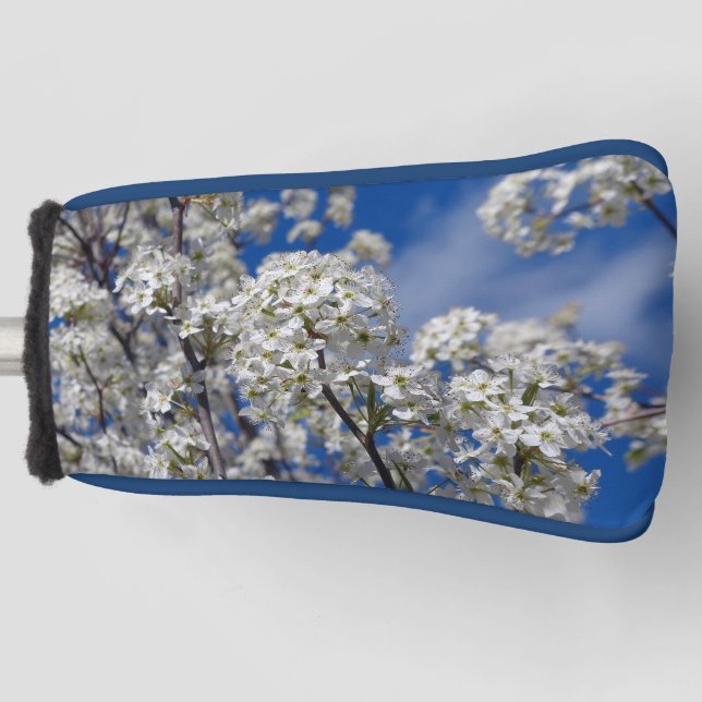 Bradford Pear Blooms Golf Head Cover (Front)