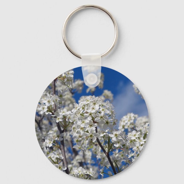 Bradford Pear Blooms Key Ring (Front)