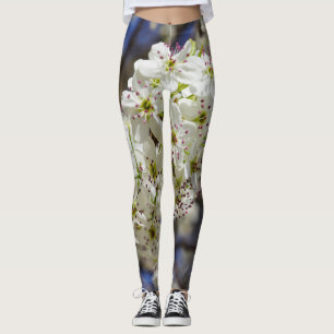 Bradford Pear Blooms Leggings