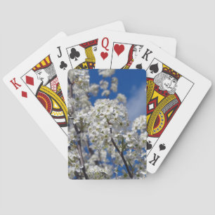 Bradford Pear Blooms Playing Cards