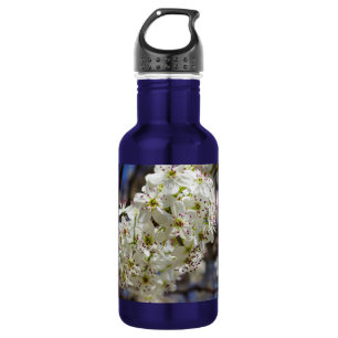 Bradford Pear Blooms Stainless Steel Water Bottle