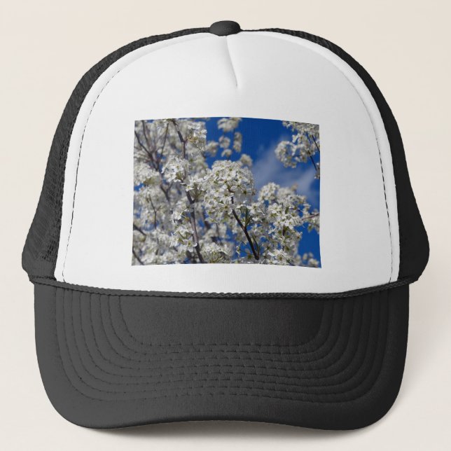 Bradford Pear Blooms Trucker Hat (Front)