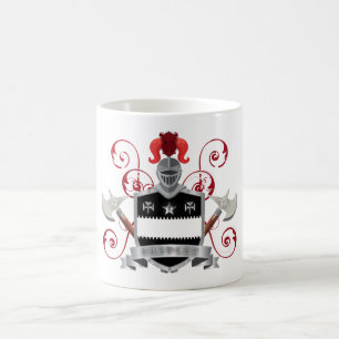 Bradley Family Crest Coat-of-Arms Coffee Mug