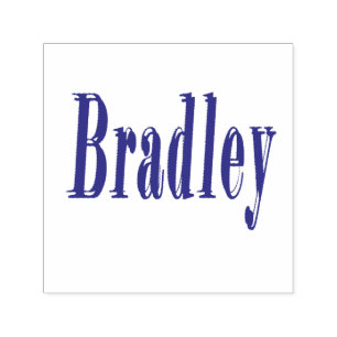 Bradley, Name Logo, Self-inking Stamp