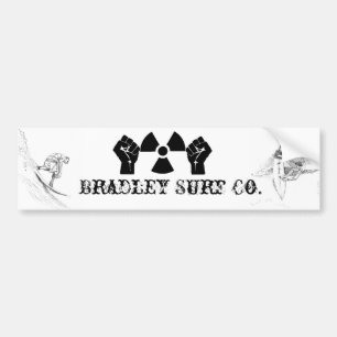 Bradley Surf Co. Bumper Sticker