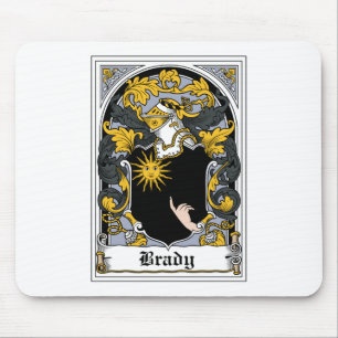 Brady Family Crest Mouse Pad