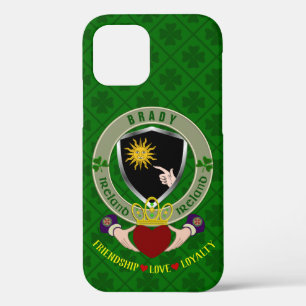 Brady Irish Shield & Claddagh Personalised  iPhone 12 Case