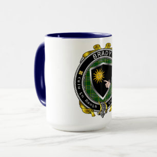 Brady Irish Shield Combo Mug  15oz