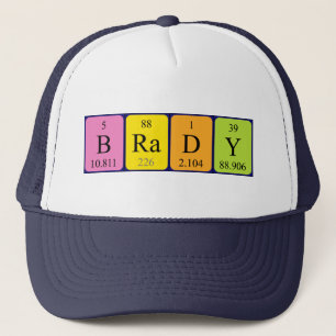 Brady periodic table name hat