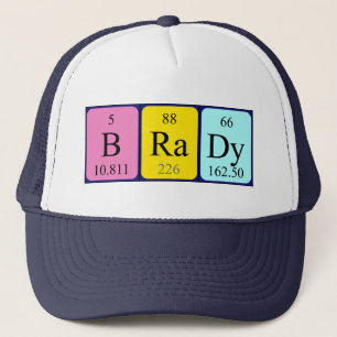 Brady periodic table name hat