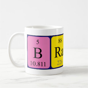 Brady periodic table name mug