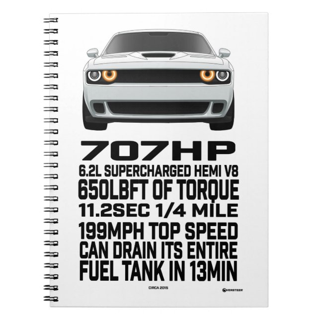 Brag Sheet Notebook (Front)