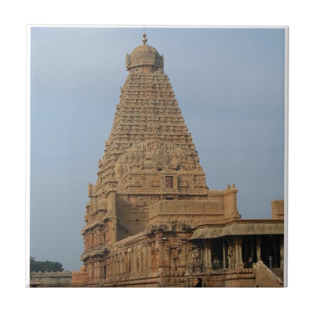 Bragadeeswarar Temple,Thanjai Big Temple Ceramic Tile (Front)