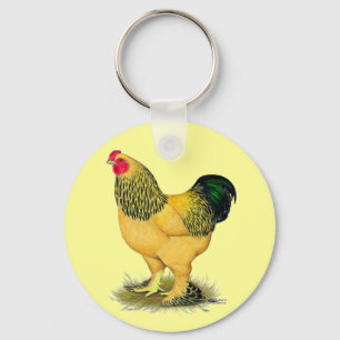 Brahma: Buff Rooster Key Ring