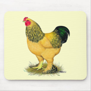 Brahma: Buff Rooster Mouse Pad