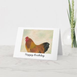 Brahma Chicken Birthday Card