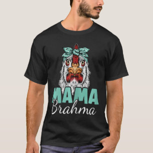 Brahma Chicken Mum Vintage Silkie Chicken Mummy  T-Shirt
