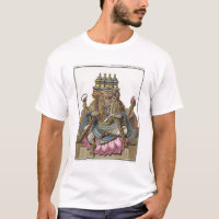 Brahma, Hindu god of creation, from 'Voyage aux In