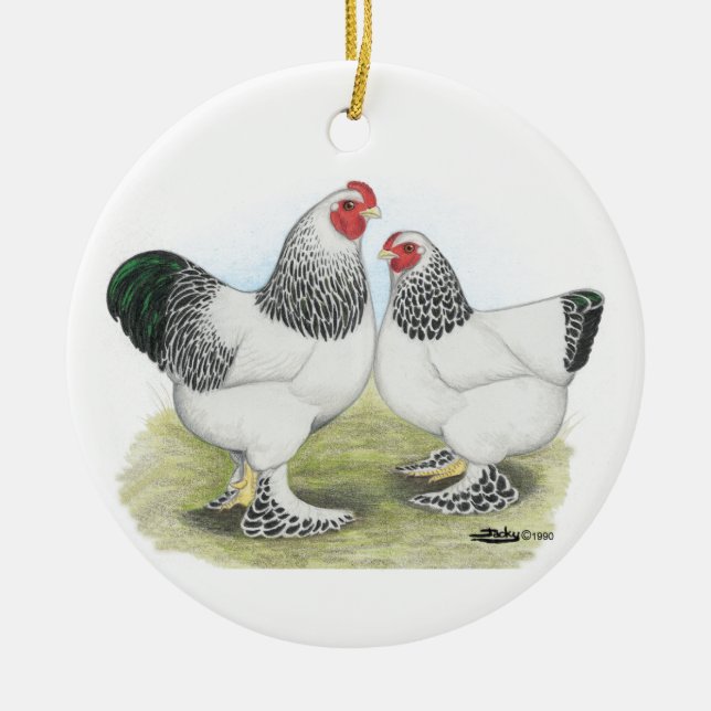 Brahma:  Light2 Ceramic Tree Decoration (Front)