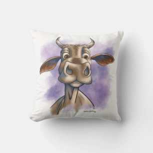 Brahman Cow Cartoon Cushion
