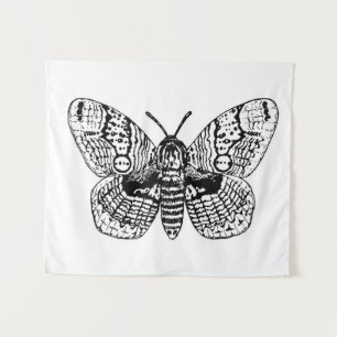 Brahmin moth drawing tapestry