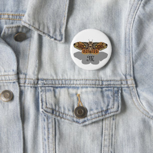 Brahmin Moth Monogram 6 Cm Round Badge