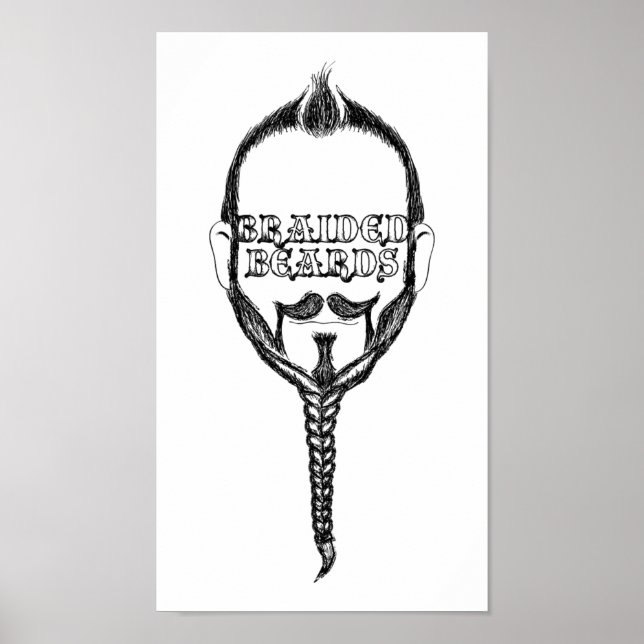 braided beards poster (Front)