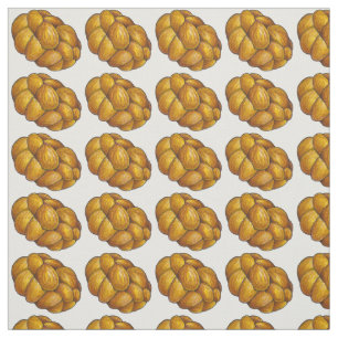 Braided Challah Bread Loaf Loaves Jewish Holiday Fabric