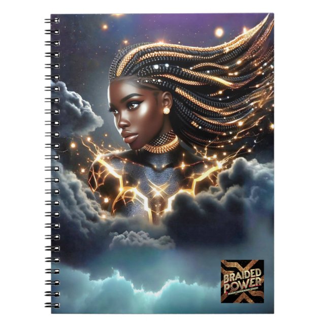 Braided Power Spiral Notebook (Front)