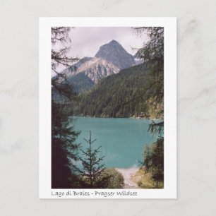 Braies Lake Postcard