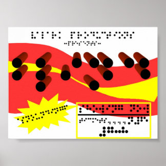 Braille Advert Poster