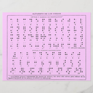 Braille Alphabet  Flyer