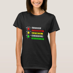 Braille Blindness For Blind People Colour Blind Wo T-Shirt