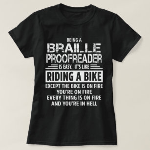 Braille Proofreader T-Shirt
