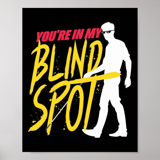 Braille Visually Impaired Blind Spot Blind People  Poster (Front)