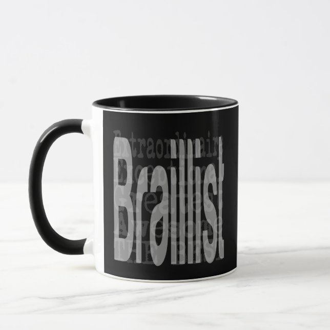 Braillist Extraordinaire Mug (Left)