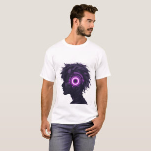 Brain AFK – Minimal Tech Concept Design T-Shirt