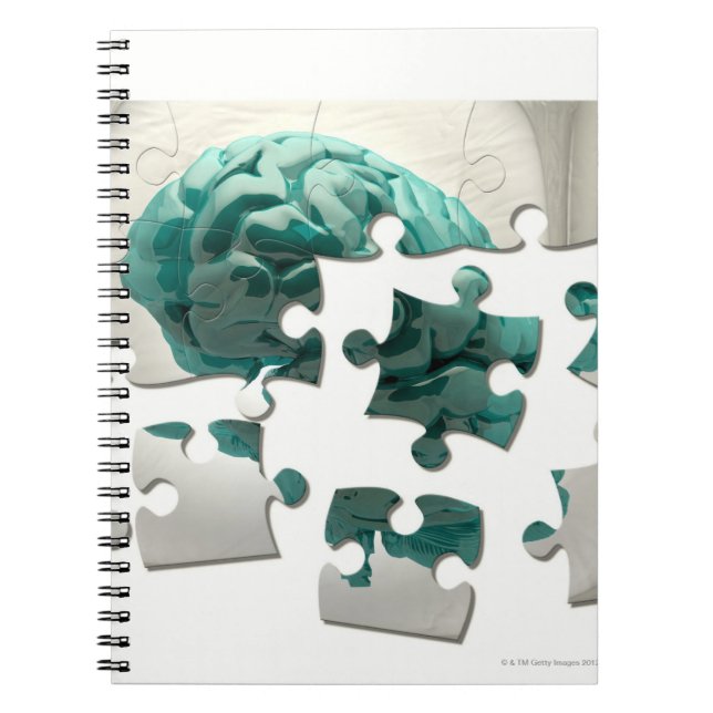 Brain analysis, conceptual computer artwork. notebook (Front)