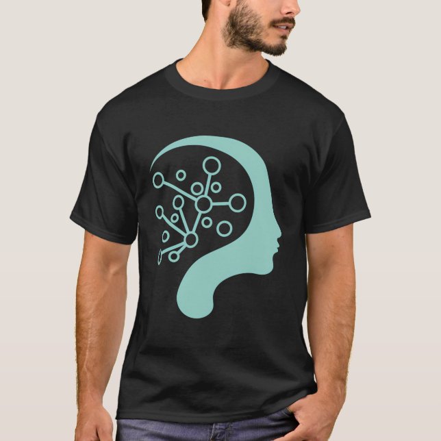 Brain Anatomy Anatomical Botanical Anatomy Neurolo T-Shirt (Front)