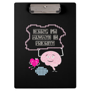 Brain and heart clipboard