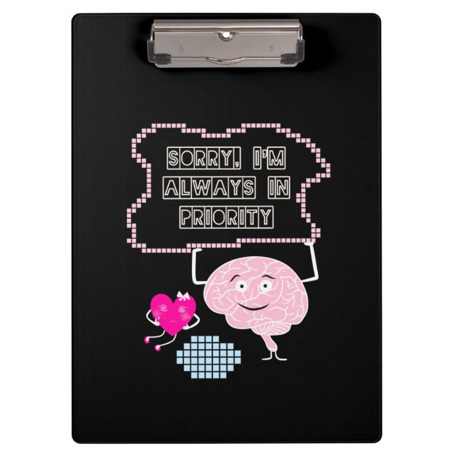 Brain and heart clipboard (Front)