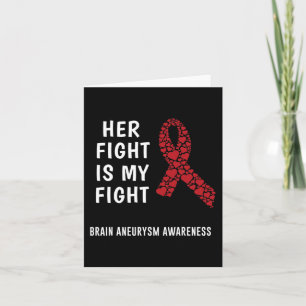 brain aneurysm Awareness 11 Card