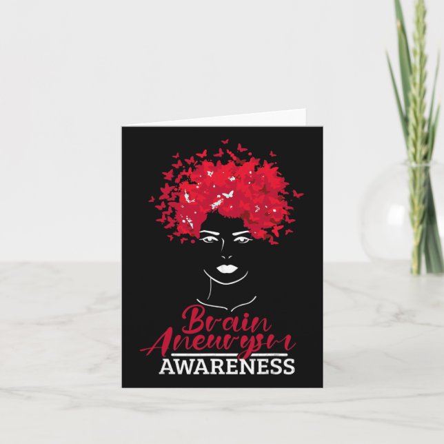 Brain Aneurysm Awareness Brain Surgery Supporter G Card (Front)