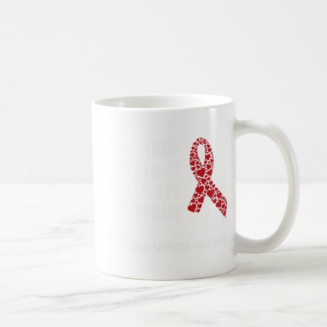 Brain Aneurysm Awareness Brain Surgery Supporter G Coffee Mug (Right)